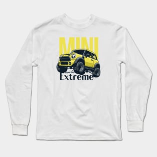 Car mini retro offroad extreme yellow Long Sleeve T-Shirt